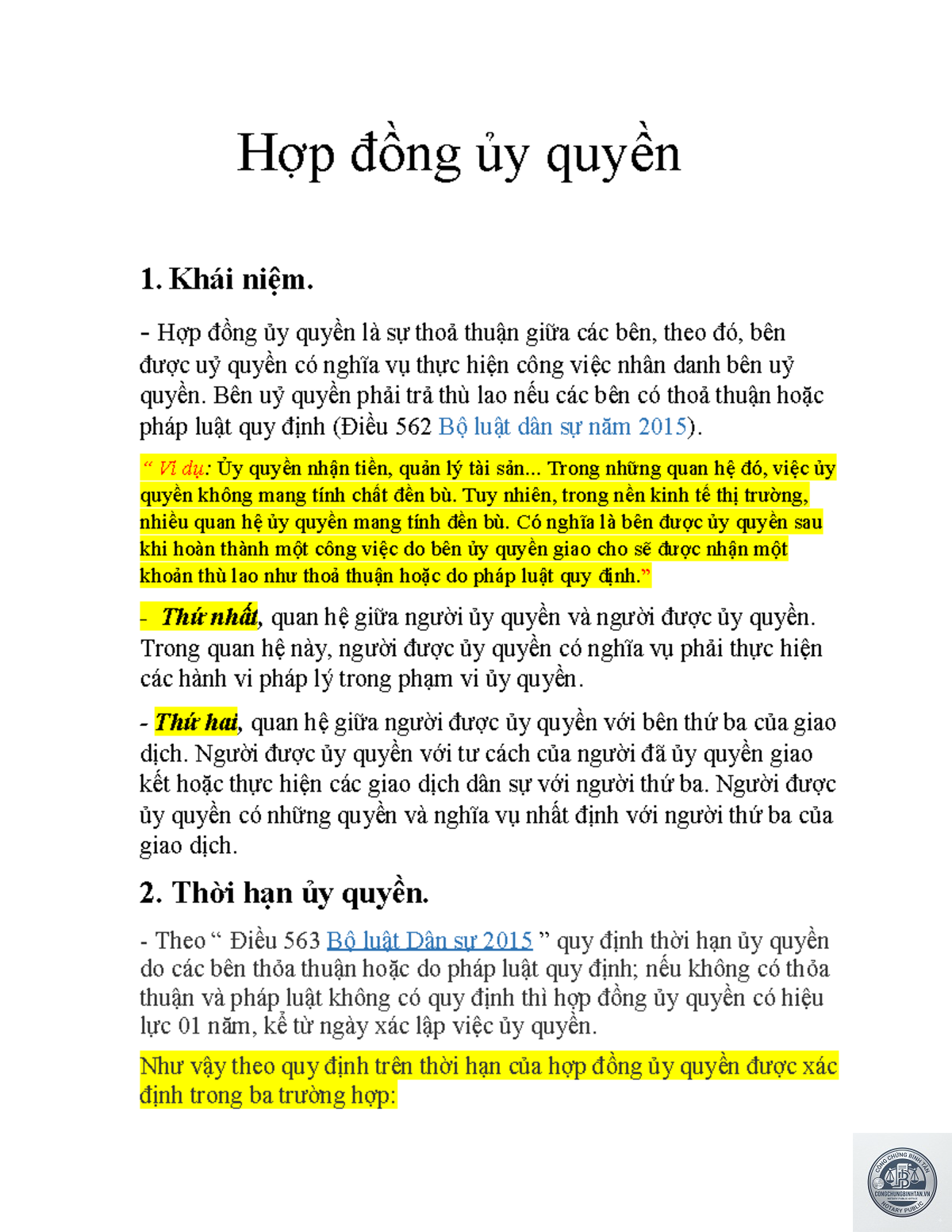 hợp đồng ủy quyền l&agrave; g&igrave; - H&igrave;nh 5