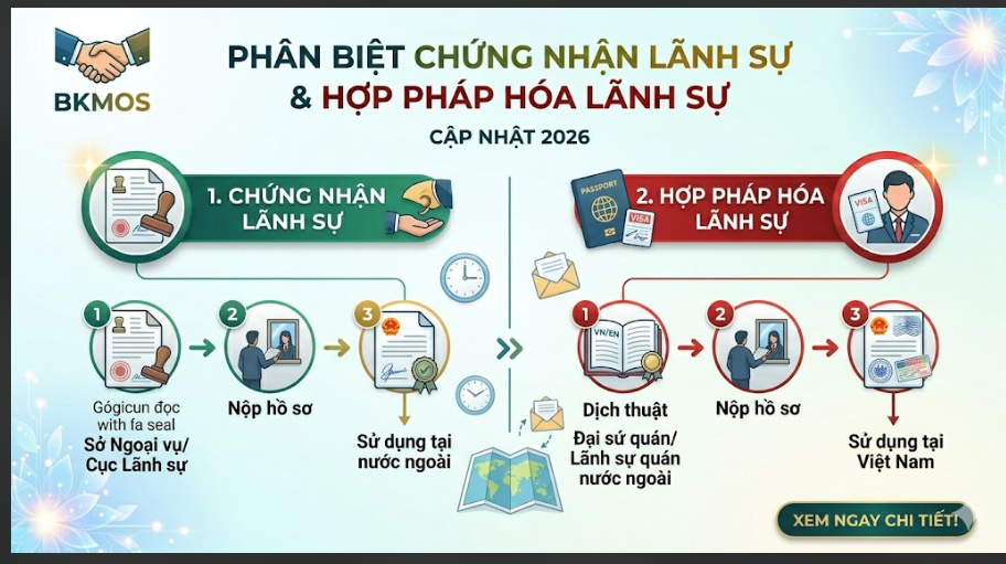 hợp pháp hóa lãnh sự và chứng thực khác gì - Hình 5