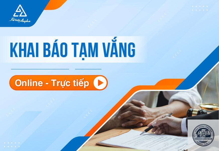 khai báo tạm vắng