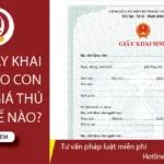 Thủ tục khai sinh cho con ngoài giá thú: Hướng dẫn chi tiết từ A đến Z khai sinh cho con ngoài giá thú