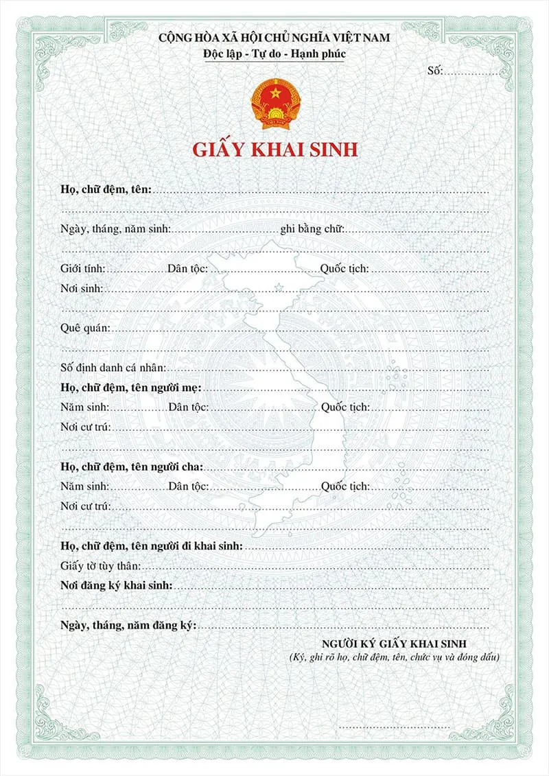 khai sinh có yếu tố nước ngoài - Hình 4