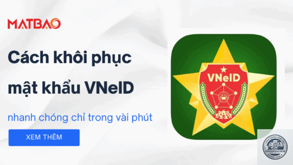 khôi phục VNeID