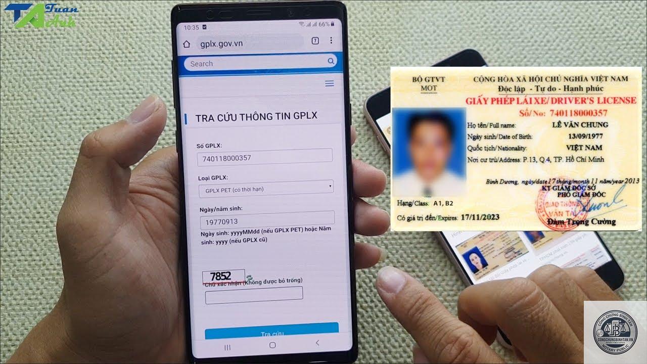 kiểm tra bằng lái xe thật giả - Hình 3