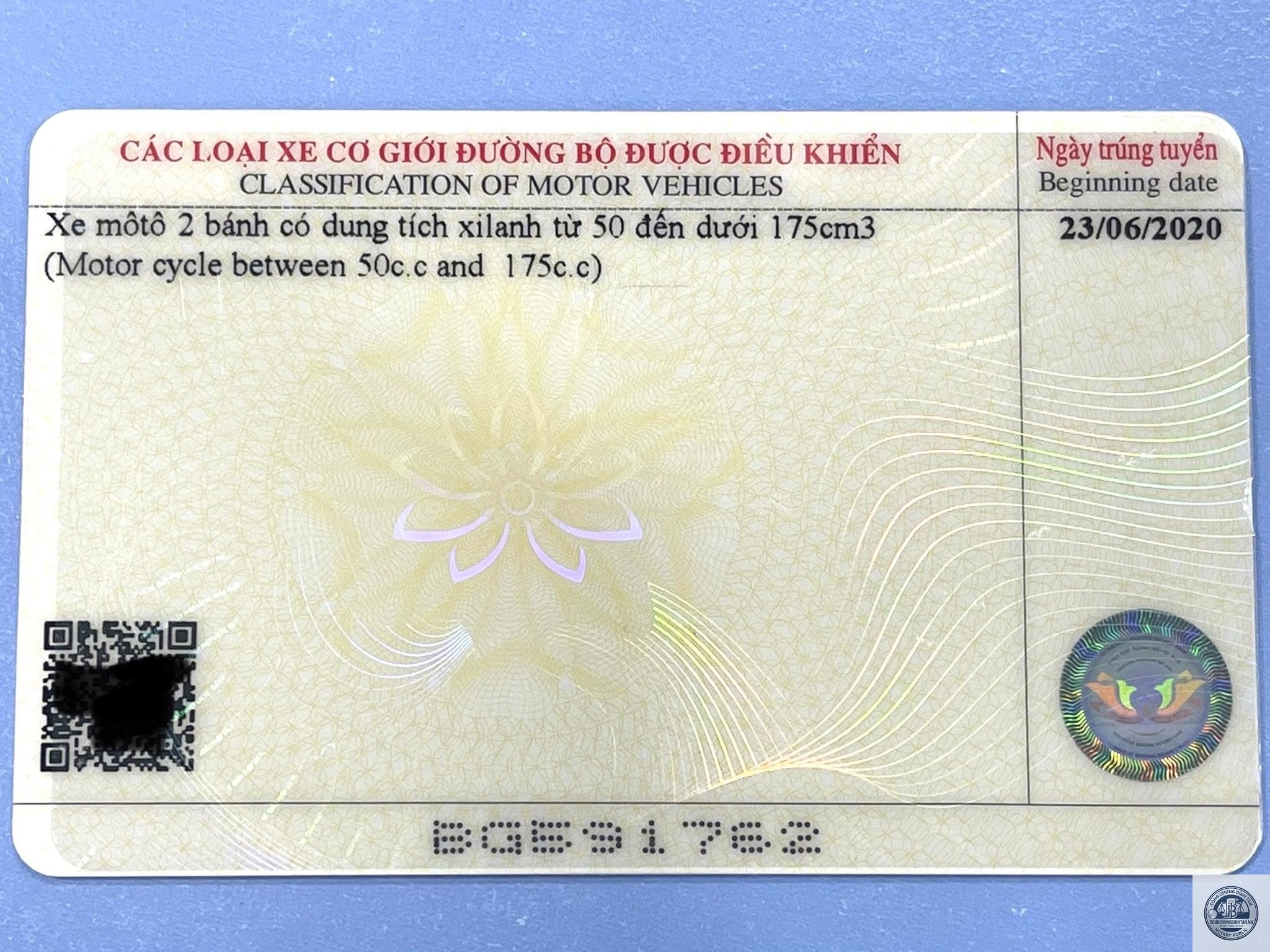 kiểm tra bằng lái xe thật giả - Hình 5