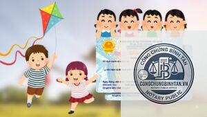làm căn cước cho trẻ em