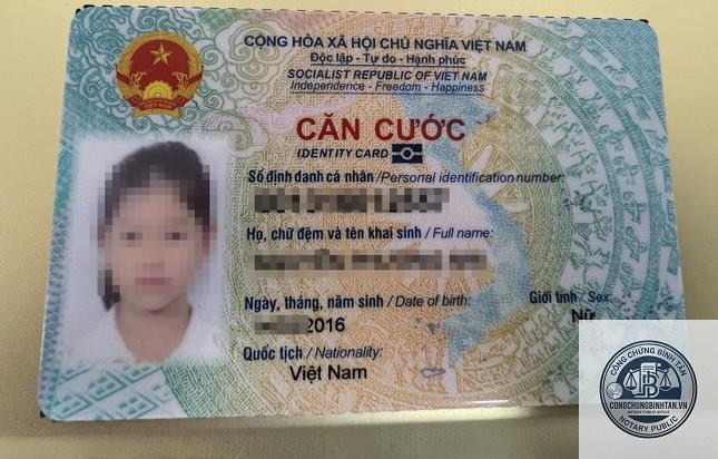 l&agrave;m căn cước c&ocirc;ng d&acirc;n cho trẻ dưới 6 tuổi - H&igrave;nh 2