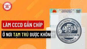 làm căn cước công dân ở nơi tạm trú