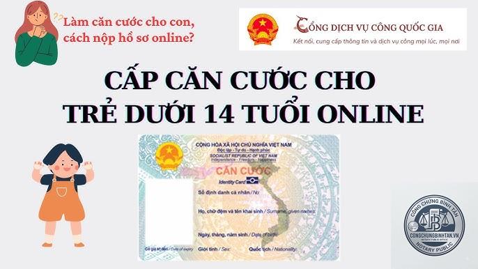 làm căn cước dưới 14 tuổi - Hình 1