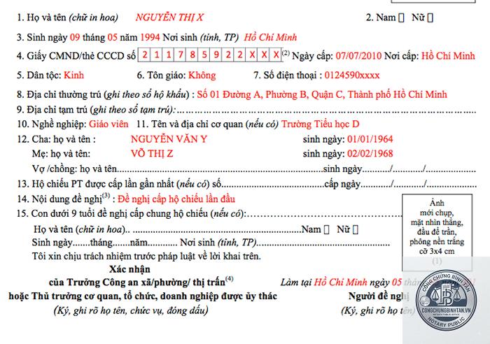 l&agrave;m hộ chiếu cần giấy tờ g&igrave; - H&igrave;nh 4