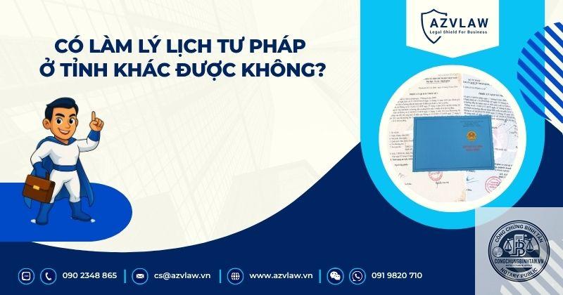 làm lý lịch tư pháp khác tỉnh - Hình 5