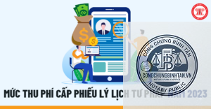 lệ phí cấp phiếu lý lịch tư pháp