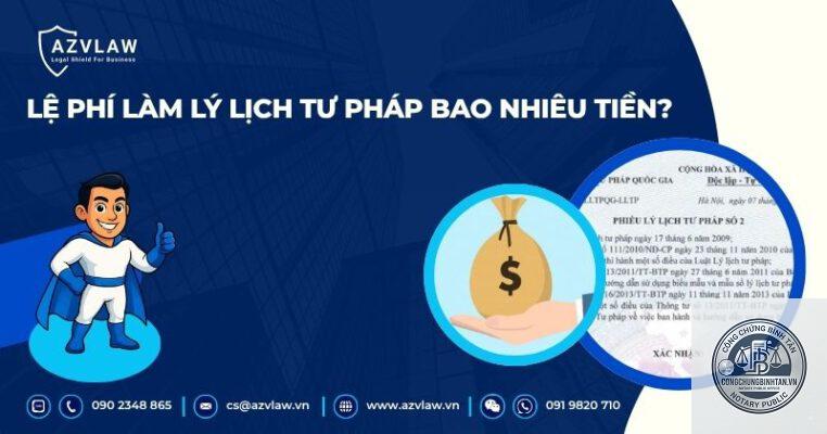 lệ phí lý lịch tư pháp - Hình 2