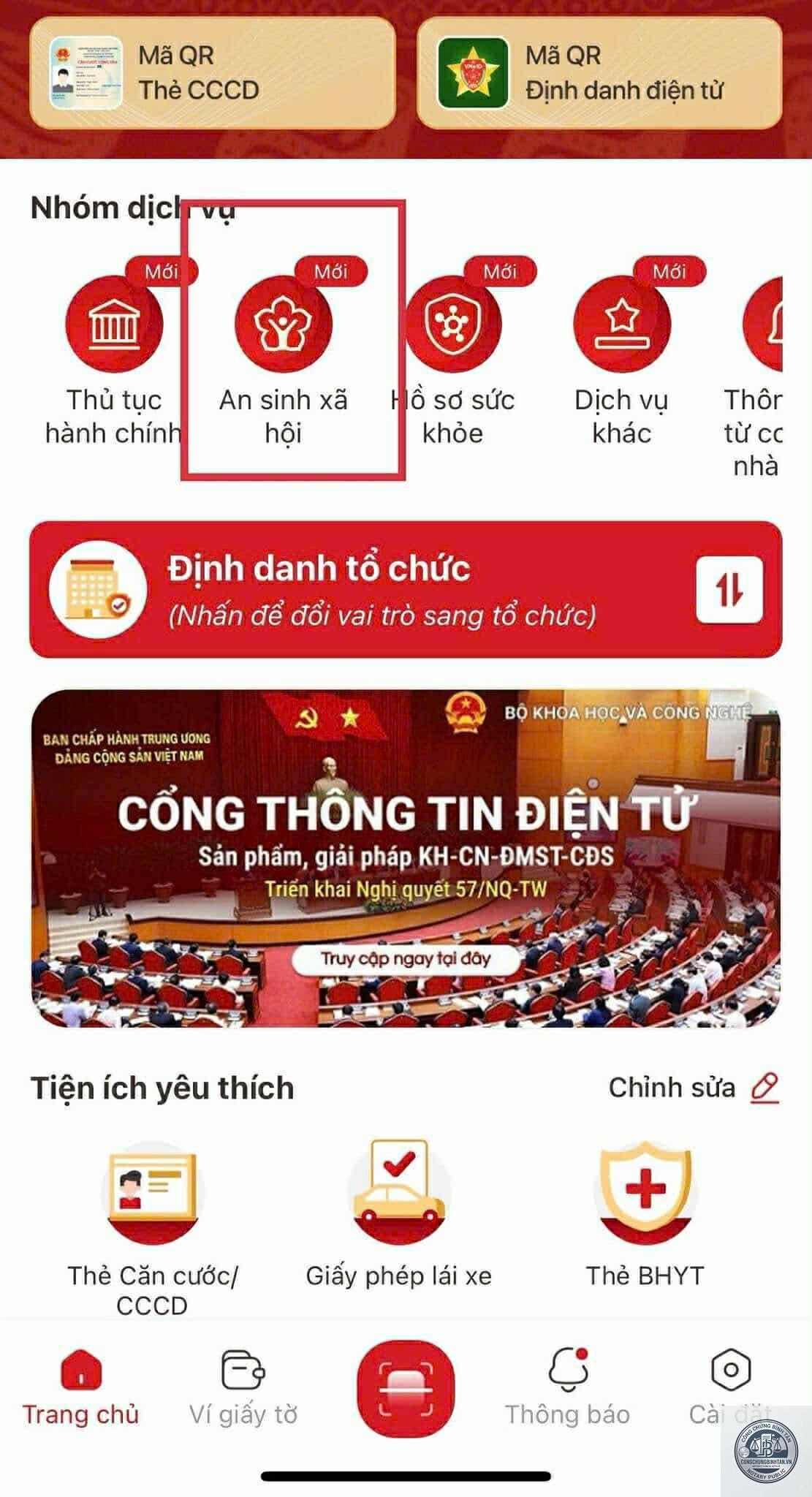 liên kết giấy tờ trên VNeID - Hình 3