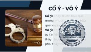lỗi cố ý là gì