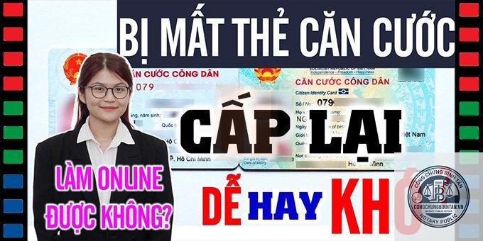 mất căn cước c&ocirc;ng d&acirc;n cần giấy tờ g&igrave; - H&igrave;nh 5