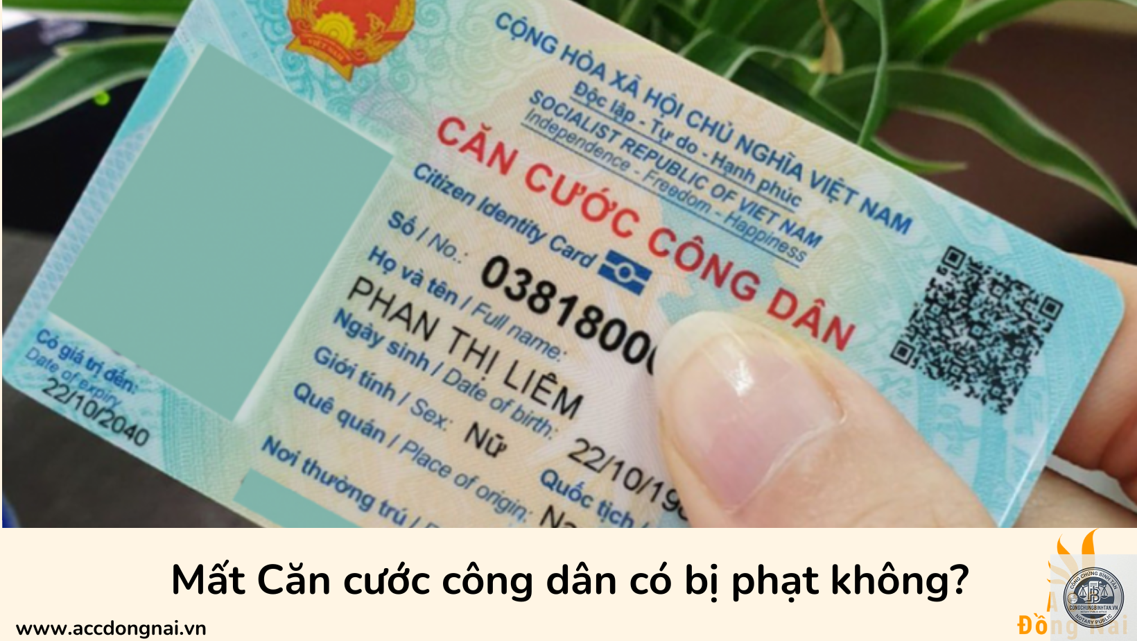 mất căn cước công dân có bị phạt không - Hình 5
