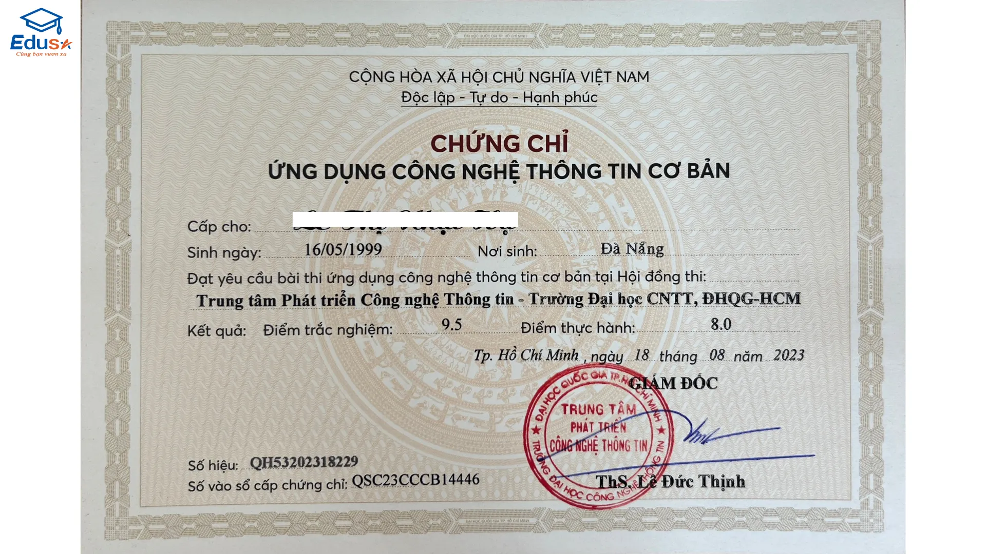 mất chứng chỉ - H&igrave;nh 2
