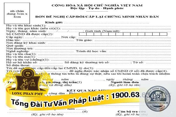 mất chứng minh nhân dân