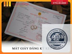 mất giấy đăng ký kết hôn