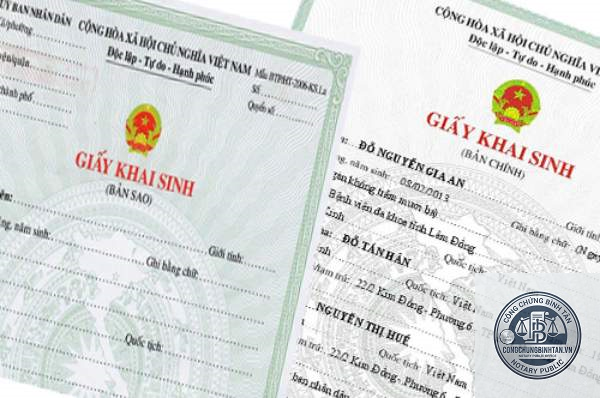 mất giấy khai sinh