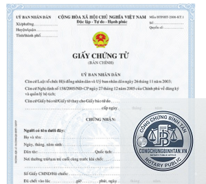 mất giấy khai tử