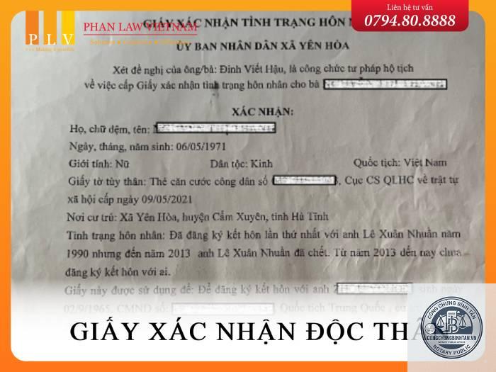 mất giấy x&aacute;c nhận độc th&acirc;n - H&igrave;nh 3