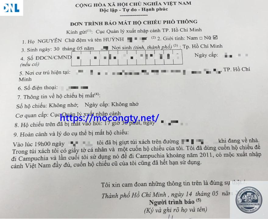 mất hộ chiếu - H&igrave;nh 5
