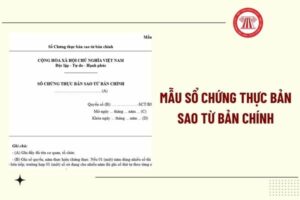 mẫu chứng thực bản sao