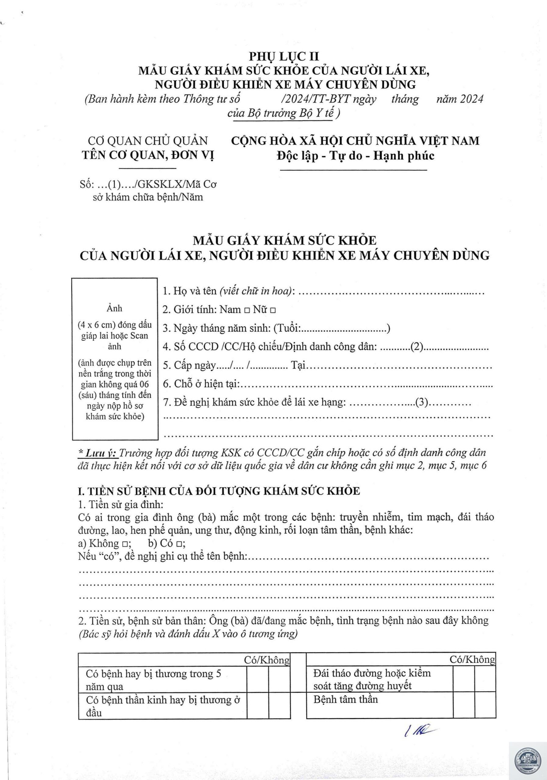 mẫu giấy kh&aacute;m sức khỏe - H&igrave;nh 1