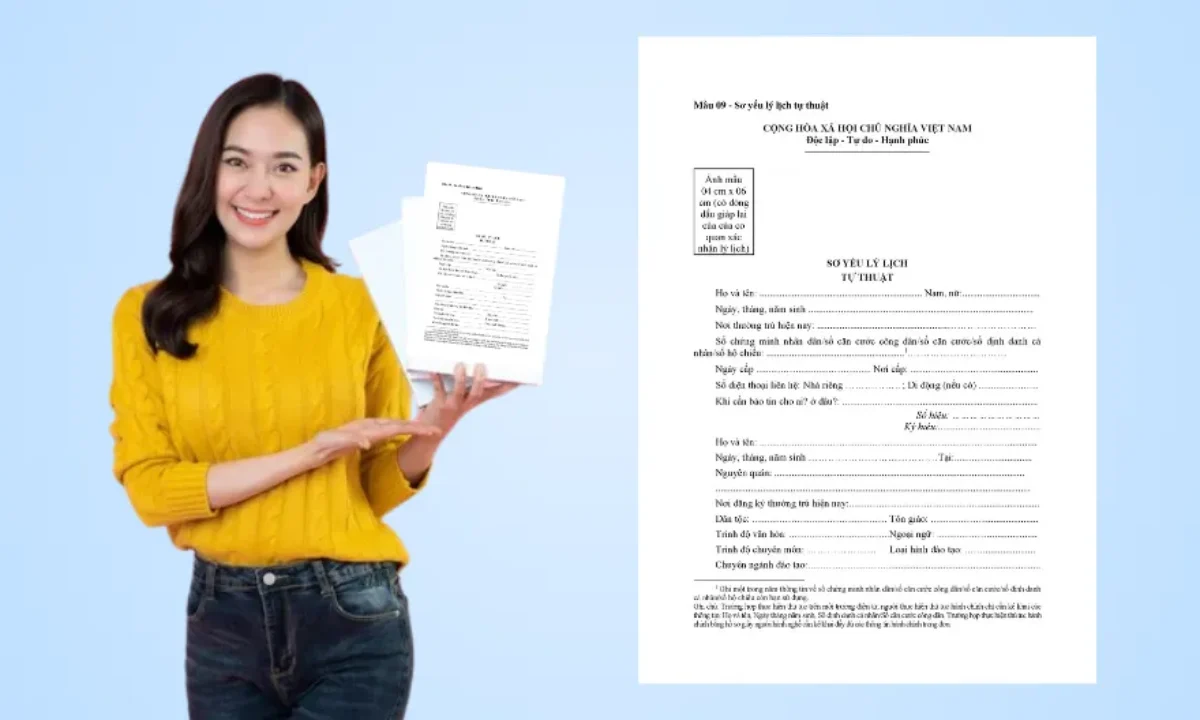 mẫu sơ yếu lý lịch - Hình 5