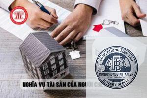 nghĩa vụ tài sản là gì