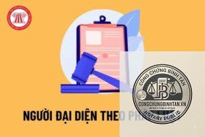 người đại diện theo pháp luật là gì