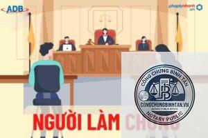 người làm chứng là gì