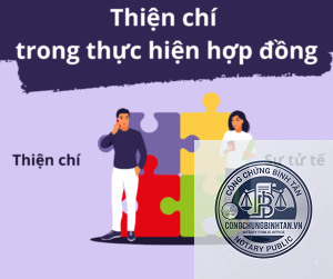 nguyên tắc thiện chí là gì