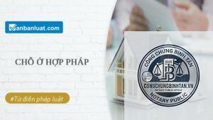 nơi ở hợp pháp là gì