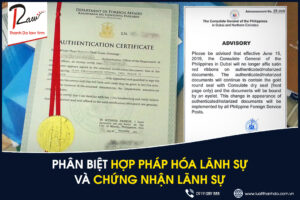 phân biệt hợp pháp hóa lãnh sự và chứng thực