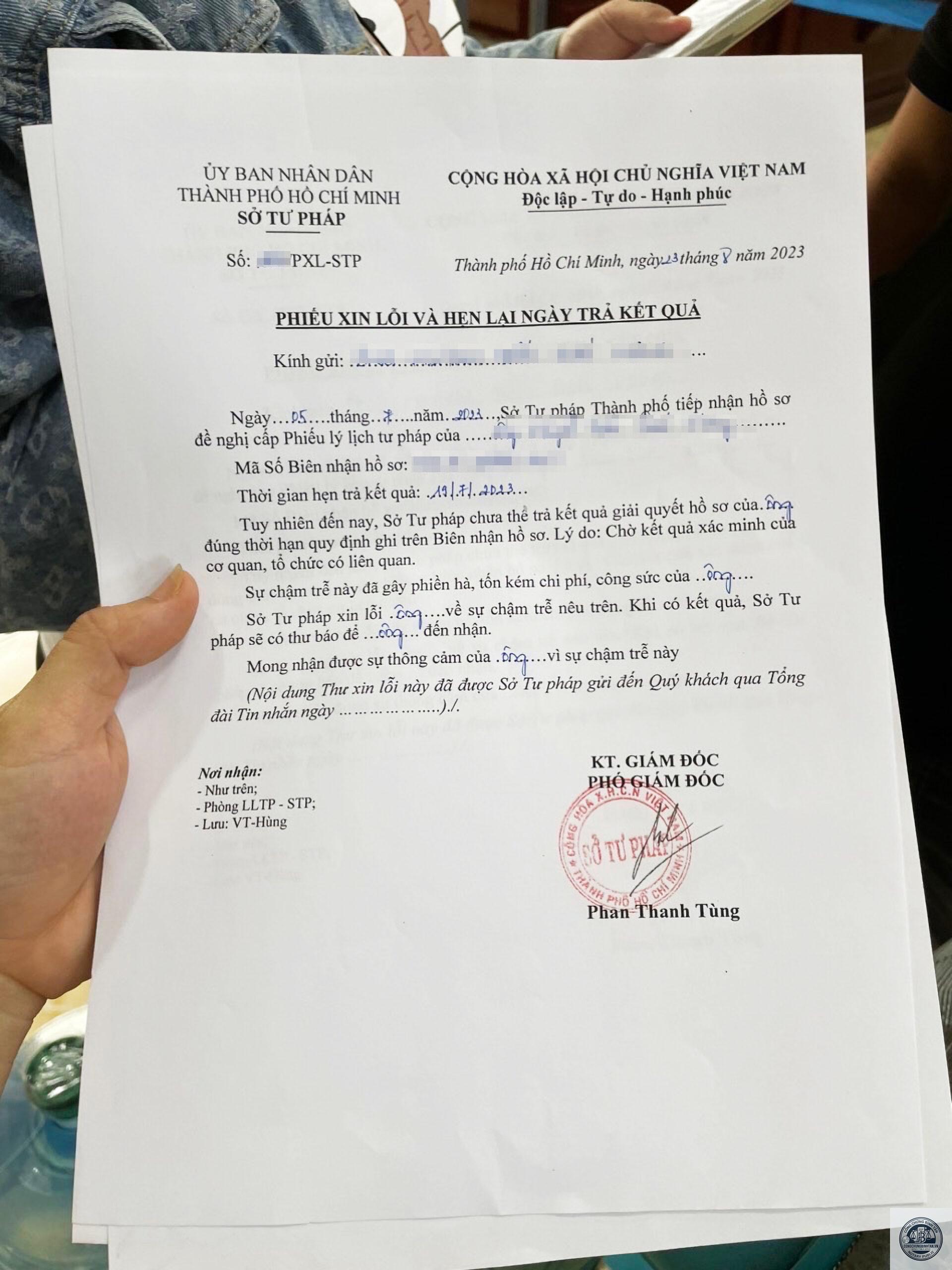 phiếu lý lịch tư pháp - Hình 3