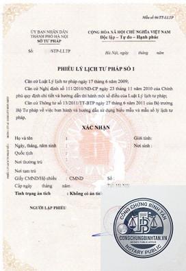 phiếu lý lịch tư pháp đi nhật - Hình 3