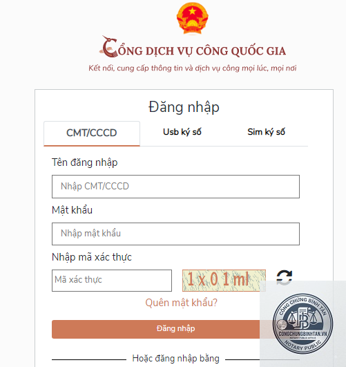 phiếu lý lịch tư pháp online