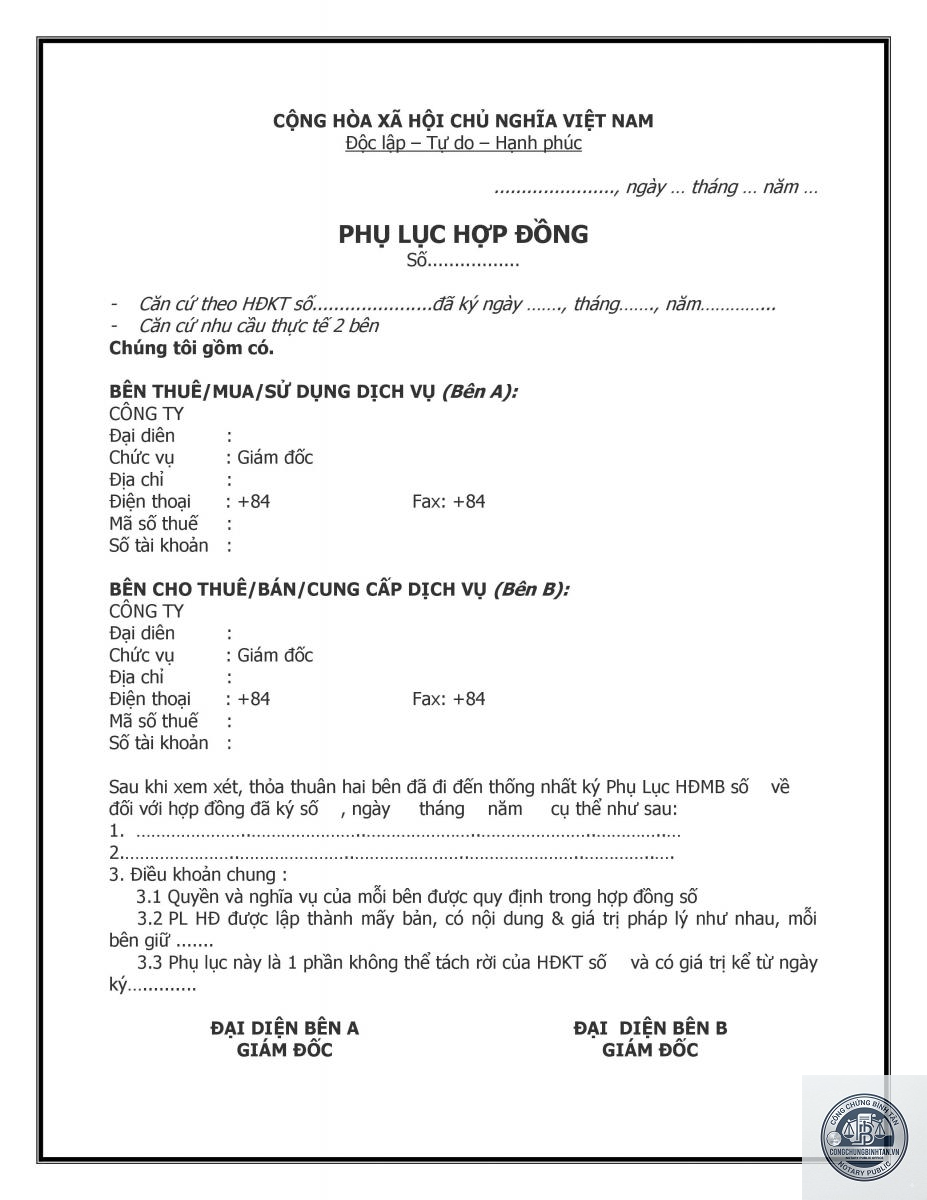 phụ lục hợp đồng l&agrave; g&igrave; - H&igrave;nh 2