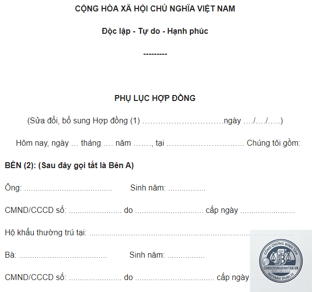 phụ lục hợp đồng l&agrave; g&igrave; - H&igrave;nh 4