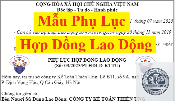 phụ lục hợp đồng lao động - H&igrave;nh 4