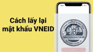 quên mật khẩu VNeID