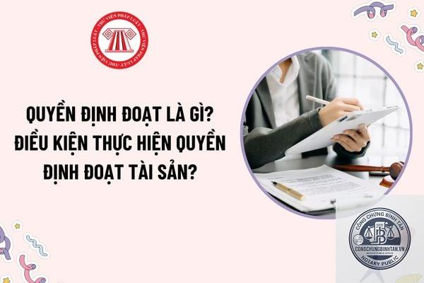 quyền định đoạt là gì