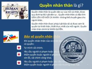 quyền nhân thân là gì