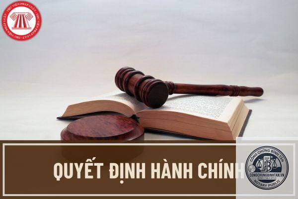 quyết định hành chính là gì - Hình 1