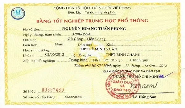 sao y bằng tốt nghiệp - H&igrave;nh 3
