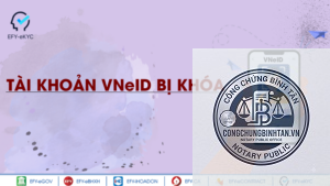 tài khoản VNeID bị khóa