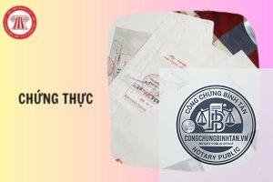 thẩm quyền chứng thực là gì