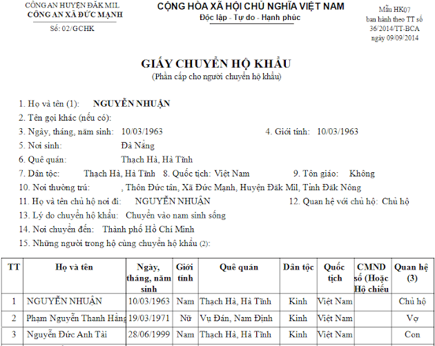 thay đổi nơi thường tr&uacute; - H&igrave;nh 5